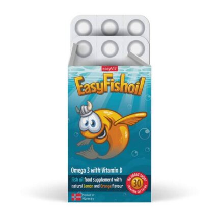 EasyFishoil Omega-3 + Vitamin D 30 gummies