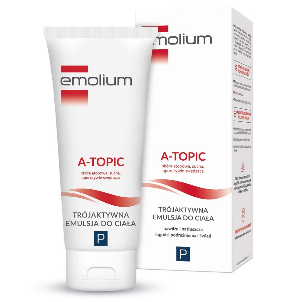 emolium a topic triactive body emulsion 200 ml EMOLIUM A-TOPIC TRIACTIVE BODY EMULSION, 200 ML