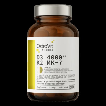 OstroVit Pharma D3 4000 + K2 MK-7 90 pcs