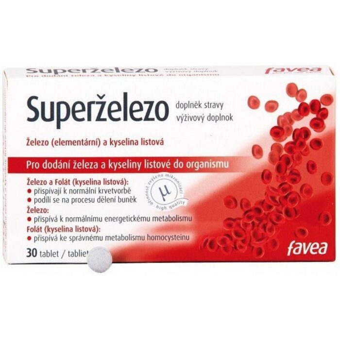 Favea SuperSweet Strong Iron Tablets 30