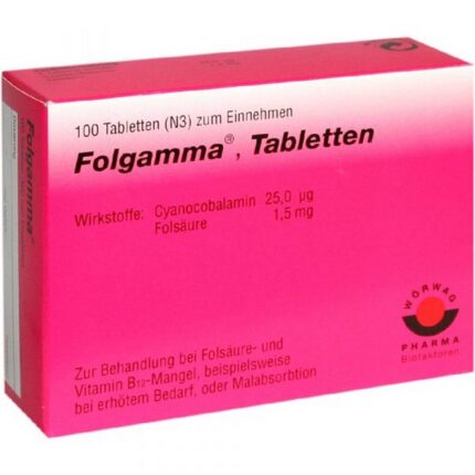 Folgamma tablets 100 pcs