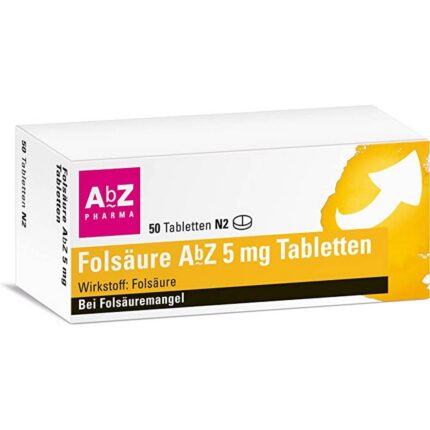 Folic Acid AbZ 5 mg tablets 50 pcs