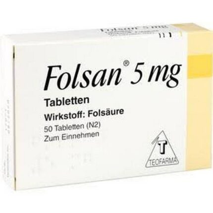 Folsan Folic Acid 5 mg tablets 50 pcs
