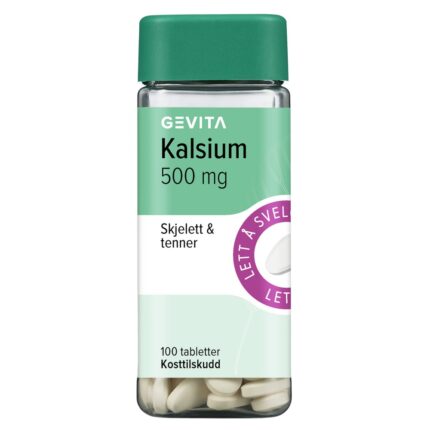Gevita Calcium Tablets 500mg 100