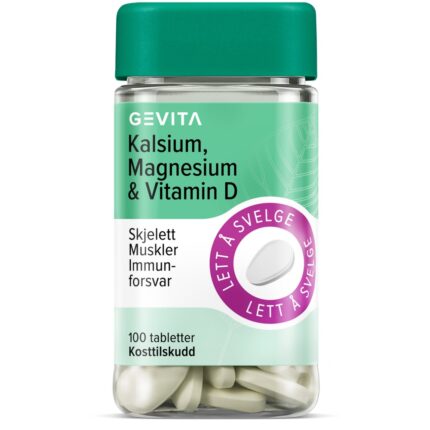 Gevita Calcium Magnesium Vitamin D Tablets 100