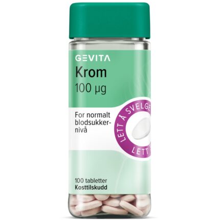 Gevita Chromium Tablets 100mcg 100