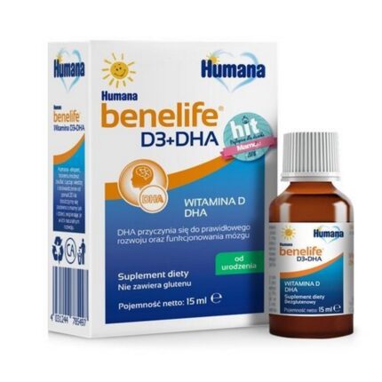 Humana Benelife Vitamin D3 + DHA Drops 15 ml