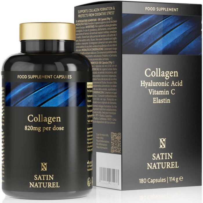 Hyaluronic Acid + Collagen, 180 Capsules