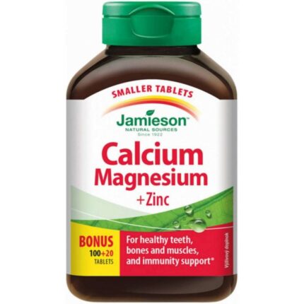 Jamieson Calcium Magnesium Zinc Tablets 120