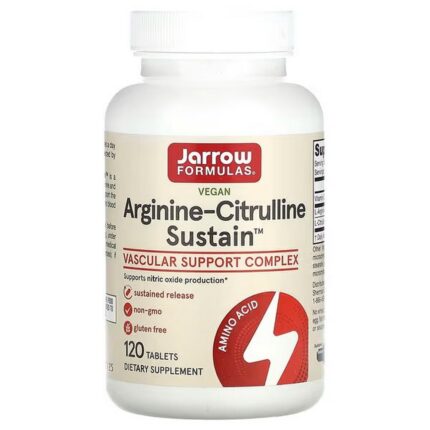 Jarrow Formulas, Arginine-Citrulline Sustain, 120 tabletek
