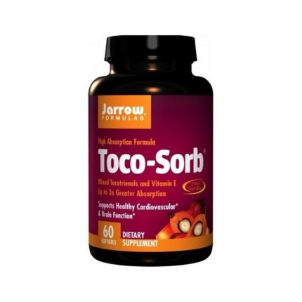 Jarrow Toco-Sorb Vitamin E + Tocotrienols 60 capsules