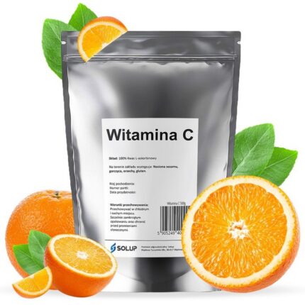 Solup L-Ascorbic Vitamin C 100% Powder, 500 g