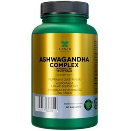 Lanco Nutritions Ashwagandha Complex + Magnesium B6 + Tryptophan 60 caps