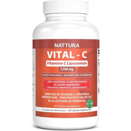 Generic Liposomal Vitamin C 1200 mg Veggie Capsules 180 pcs