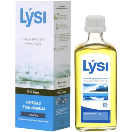 LYSI Natural Cod Liver Oil 240ml