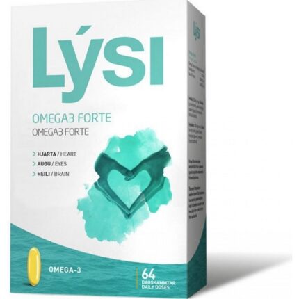 Lysi Omega 3 Forte 1000 mg 64 Capsules