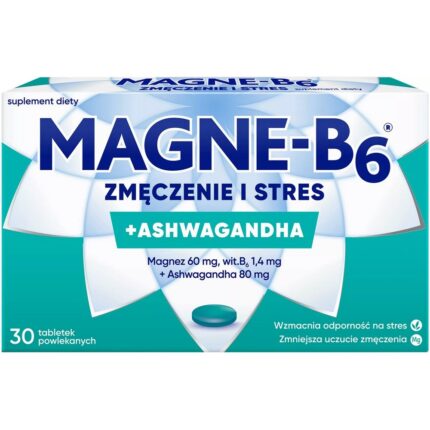Magne-B6 Fatigue & Stress Magnesium + Ashwagandha 30 tablets