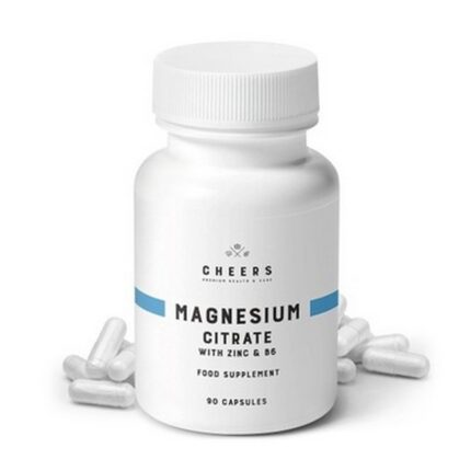 Cheers Magnesium & Zinc Citrate + B6 320 mg, 90 Capsules