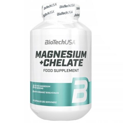 BioTechUSA Magnesium + Chelate, 60 Capsules