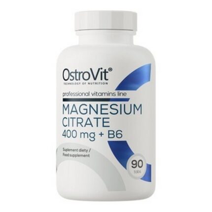 OstroVit Magnesium Citrate 400 mg + Vitamin B6, 90 Tablets