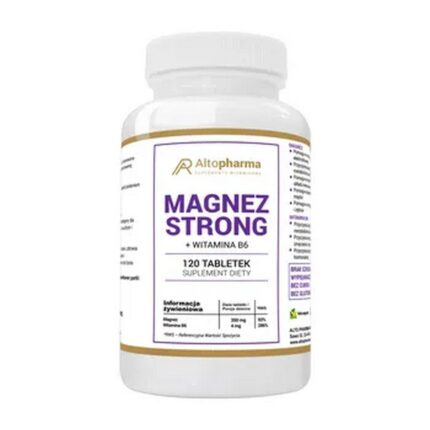 Magnesium Strong + B6 High Dose 120 tablets