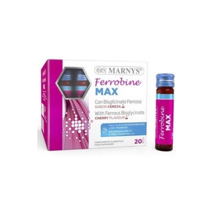 Marnys Ferrobine Max Iron + B Vitamins 20 Caps