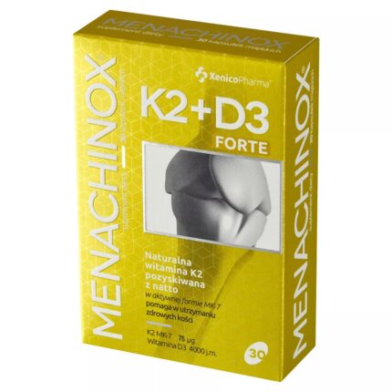 Menachinox K2 + D3 4000 Forte 30 capsules