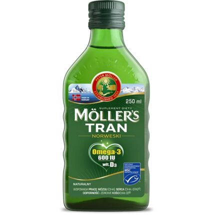 Moller's Natural Norwegian Cod Liver Oil 250 ml