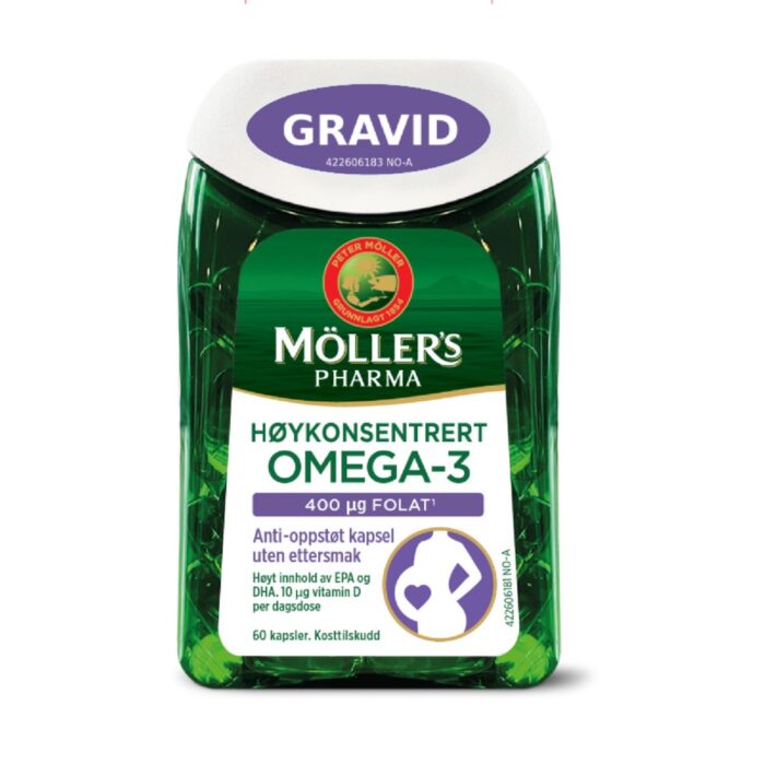 Møllers Pharma Concentrated Omega-3 Pregnant 60