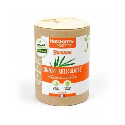 Nat & Form Bamboo Tabashir 60 Eco Capsules – Nat & Form