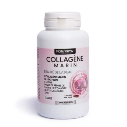 Nat & Form Marine Collagen, 90 Capsules
