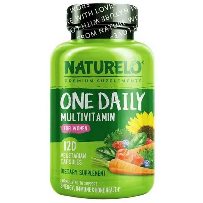 NATURELO One Daily Multivitamin for Women, 120 Capsules