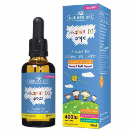 Natures AID Vitamin D3 400 IU Liquid 50 ml