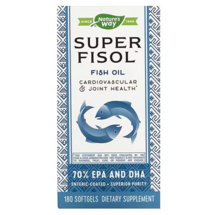 Nature's Way Super Fisol Fish Oil 180 Softgels