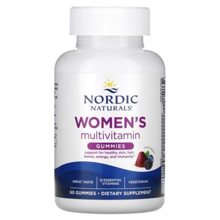 Nordic Naturals Women’s Multivitamin Gummies Mixed Berry 60 Gummies