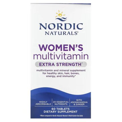 Nordic Naturals Women’s Multivitamin Extra Strength 60 Tablets