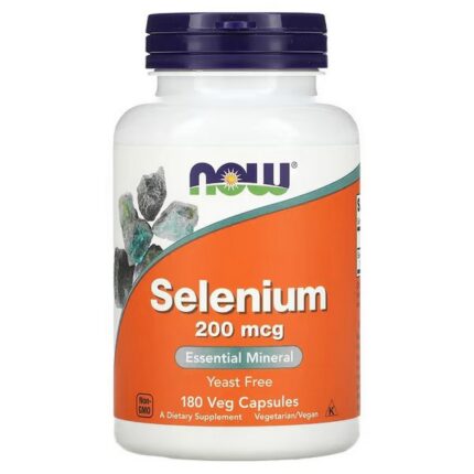 NOW Foods Selenium 200 mcg, 180 Capsules