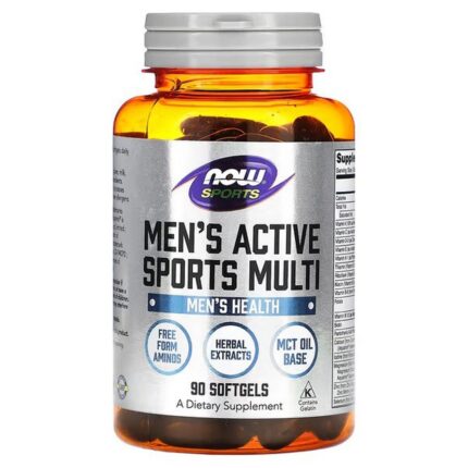 NOW Sports Active Sports Multi for Men, 90 Softgels