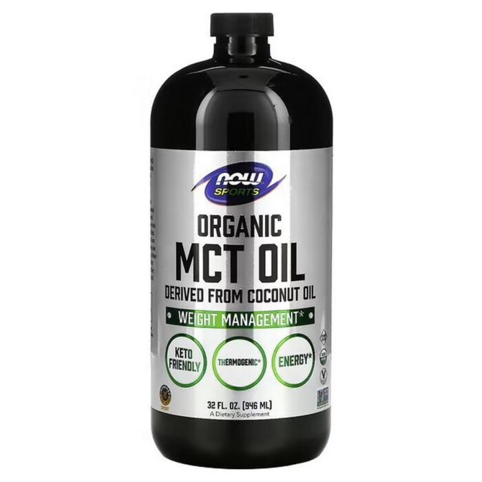 NOW Sports Organic MCT Oil, 946 ml (32 fl oz)
