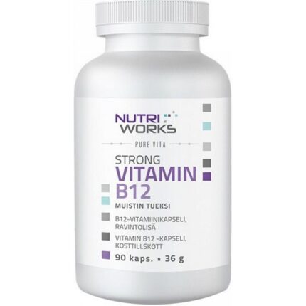 NutriWorks Strong Vitamin B12 90 Capsules