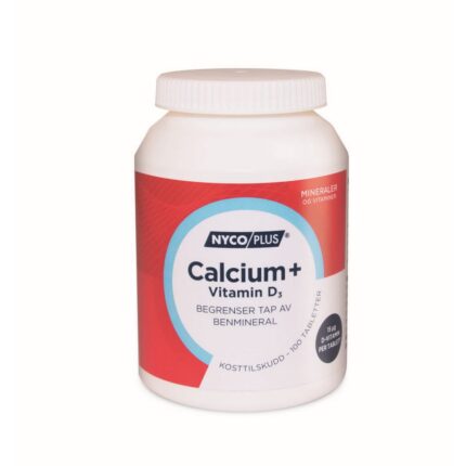 Nycoplus Calcium with Vitamin D3 15mcg/500mg 100