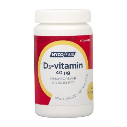 Nycoplus Vitamin D3 40 mcg tablets 100 pcs