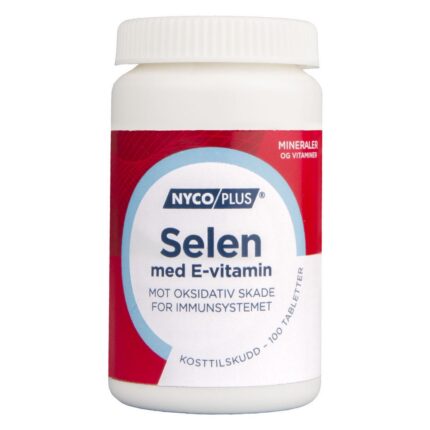 Nycoplus Selenium Vitamin E Tablets 100mcg/22mg 100