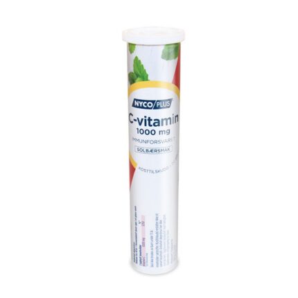 Nycoplus Vitamin C 1000 mg effervescent tablets blackcurrant 20 pcs
