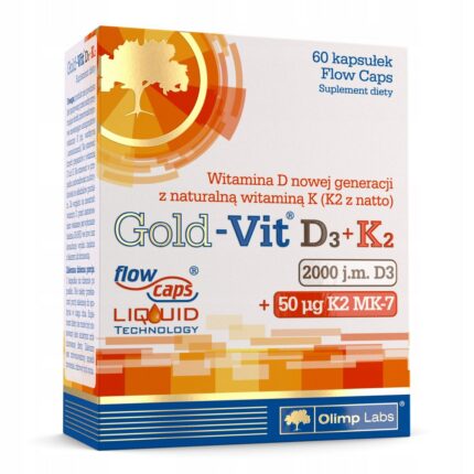 Olimp Gold-Vit D3+K2, 60 Caps