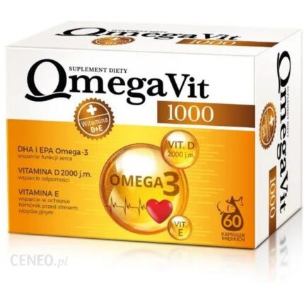 OmegaVit Omega-3 D + E 1000 mg 60 capsules
