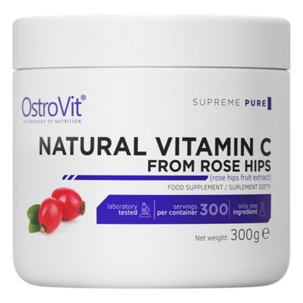 OstroVit Natural Vitamin C from Rose Hips Powder 300 g