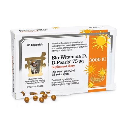 Pharma Nord Bio Vitamin D3 D-Pearl 75mcg 80 Caps
