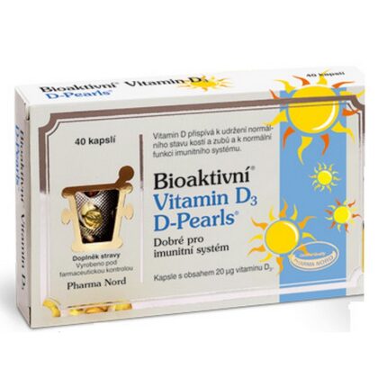 PharmaNord Bioactive Vitamin D3 Pearls 40 Capsules