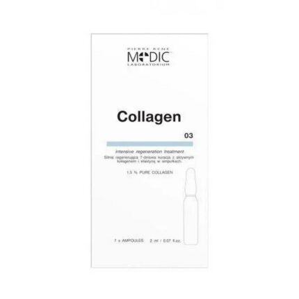 Pierre Rene, Collagen Intensive Regeneration Ampoules, 7 × 0.07 fl oz